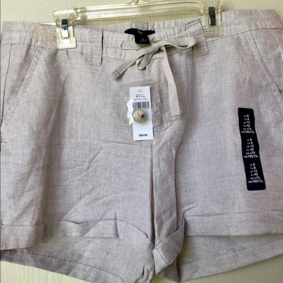 GAP Pants - New Flax Linen Khaki Gap Shorts